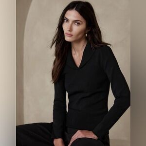 Banana Republic Yasmeen Sailor Sweater Black